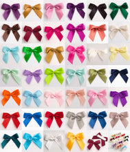 Load image into Gallery viewer, Double faced Satin Ribbon 5cm Self adhesive bows (Pack of 12)