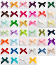 Load image into Gallery viewer, Double faced 3cm Satin Ribbon bows (Pack of 25)