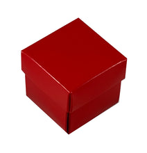 Load image into Gallery viewer, Square 4.7cm 2 piece Favour boxes with lift off lids - (Packs of 10)