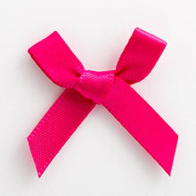 Load image into Gallery viewer, Double faced 3cm Satin Ribbon bows (Pack of 25)