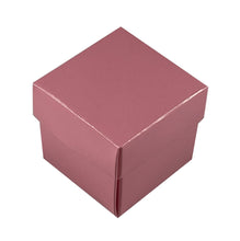 Load image into Gallery viewer, Square 4.7cm 2 piece Favour boxes with lift off lids - (Packs of 10)