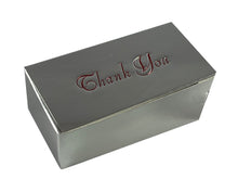 Load image into Gallery viewer, "Thank You" Top opening tapered Truffle boxes for 2 chocolate truffles (Packs of 10)