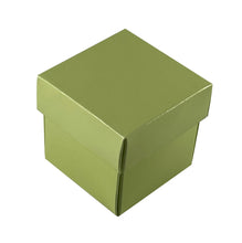 Load image into Gallery viewer, Square 4.7cm 2 piece Favour boxes with lift off lids - (Packs of 10)