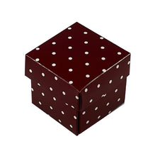 Load image into Gallery viewer, Square 4.7cm 2 piece Favour boxes with lift off lids - (Packs of 10)