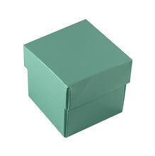 Load image into Gallery viewer, Square 4.7cm 2 piece Favour boxes with lift off lids - (Packs of 10)