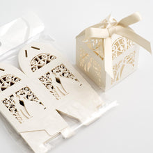 Load image into Gallery viewer, Italian Range Filigree laser cut Favour boxes - (Packs of 10)