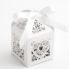 Load image into Gallery viewer, Italian Range Filigree laser cut Favour boxes - (Packs of 10)