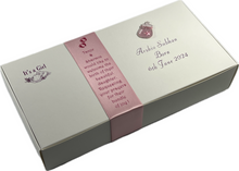 Load image into Gallery viewer, AA1 - Mithai Boxes Personalised Suitable For Approx 3/4 To 1kg of Sweets Baby Birth design
