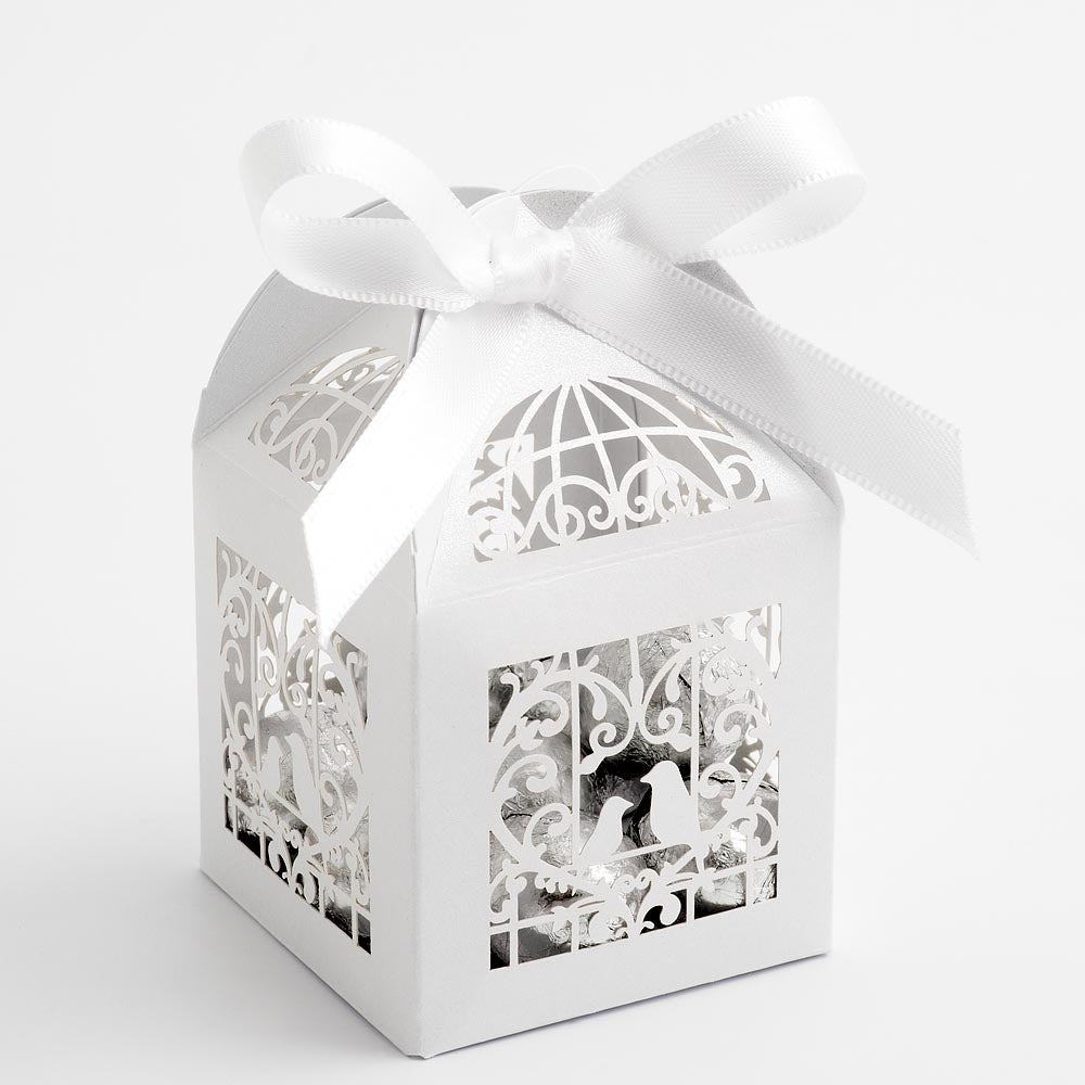 Italian Range Filigree laser cut Favour boxes - (Packs of 10)