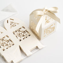 Load image into Gallery viewer, Italian Range Filigree laser cut Favour boxes - (Packs of 10)
