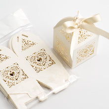 Load image into Gallery viewer, Italian Range Filigree laser cut Favour boxes - (Packs of 10)
