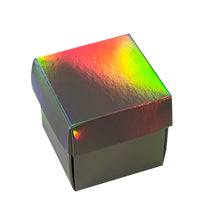 Load image into Gallery viewer, Square 4.7cm 2 piece Favour boxes with lift off lids - (Packs of 10)
