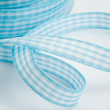 Load image into Gallery viewer, Gingham Ribbon 23mm wide x 25 metre rolls
