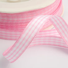 Load image into Gallery viewer, Gingham Ribbon 23mm wide x 25 metre rolls
