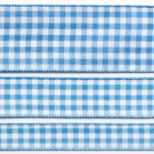 Load image into Gallery viewer, Gingham Ribbon 23mm wide x 25 metre rolls
