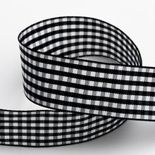 Load image into Gallery viewer, Gingham Ribbon 23mm wide x 25 metre rolls
