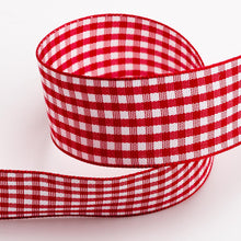 Load image into Gallery viewer, Gingham Ribbon 23mm wide x 25 metre rolls
