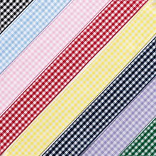 Load image into Gallery viewer, Gingham Ribbon 23mm wide x 25 metre rolls
