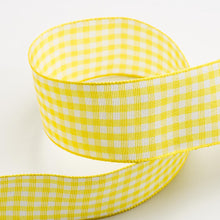 Load image into Gallery viewer, Gingham Ribbon 23mm wide x 25 metre rolls
