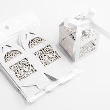 Load image into Gallery viewer, Italian Range Filigree laser cut Favour boxes - (Packs of 10)
